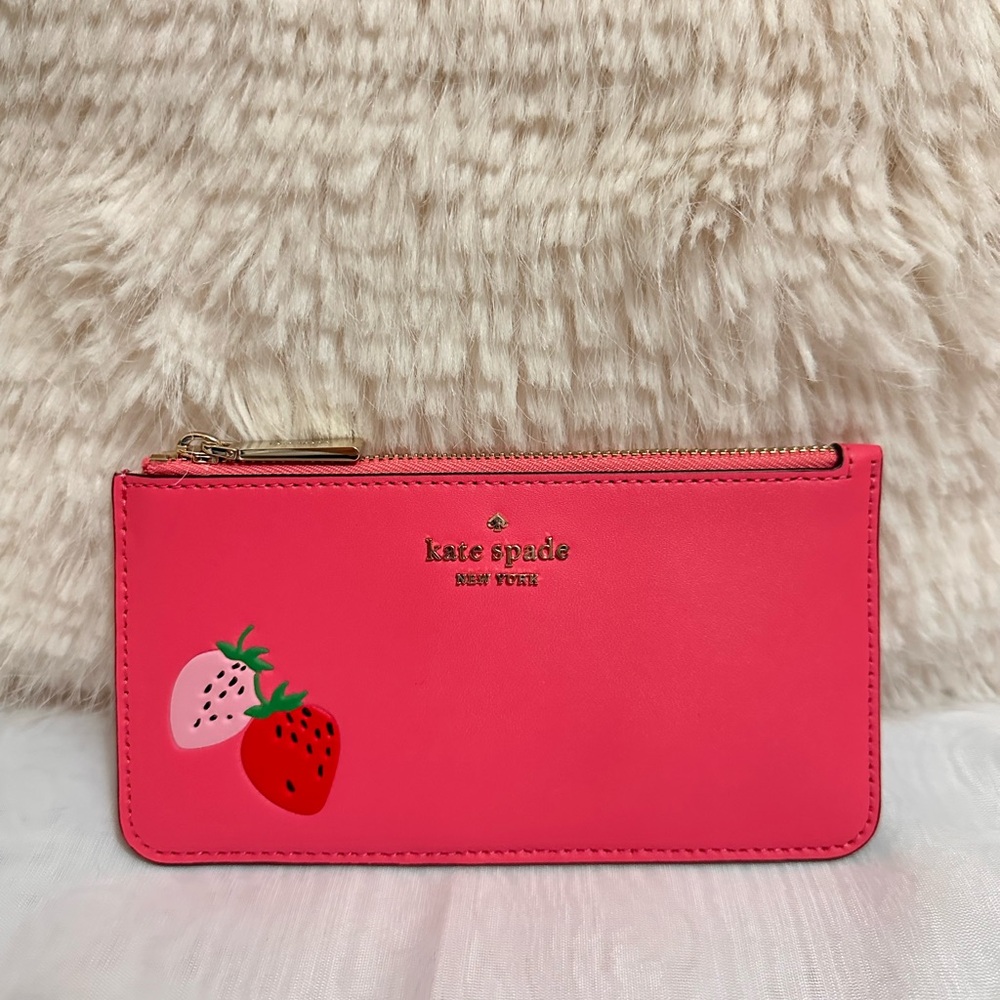 Kate Spade Picnic in the park large slim cardholder